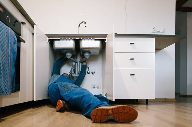 Professional Emergency Plumber technician working in Ridge, MD